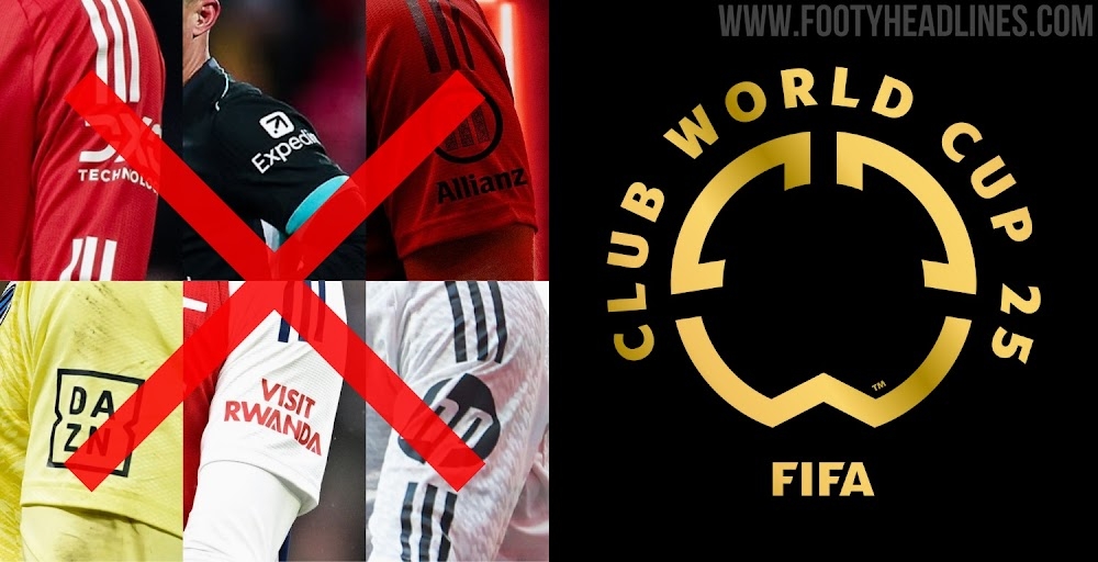 FIFA不允许世俱杯球队有袖标赞助，，，，，需贴上世俱杯徽标