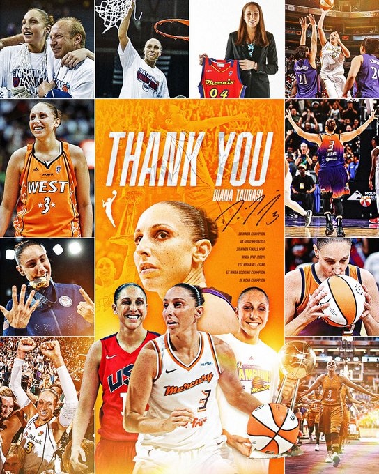 传奇落幕！WNBA巨星陶乐西宣布退役 竣事20年职业生涯