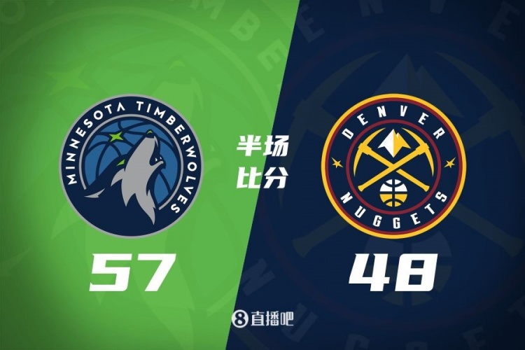 约基奇21+6 威少17分 华子&兰德尔14分 掘金半场落伍森林狼9分